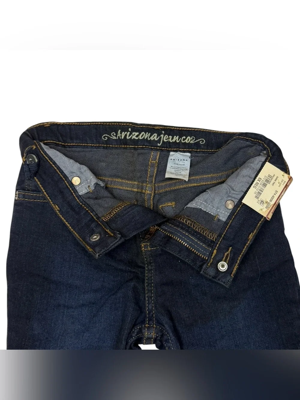 Arizona Jean Co Girls Size 6X Regular Dark Wash Bootcut Jeans NWT